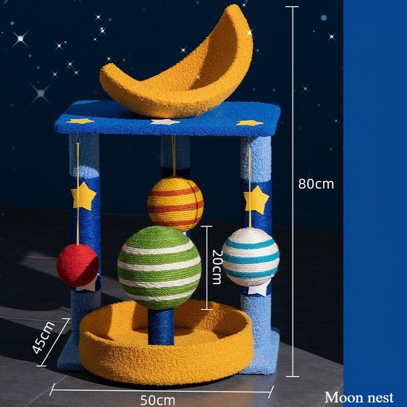 Modern Luxury Cat Climbing Tree Wholesale Pet Supplies Furniture Sisal Scratcher Tower Cat House Kitten Playing Toy Carton