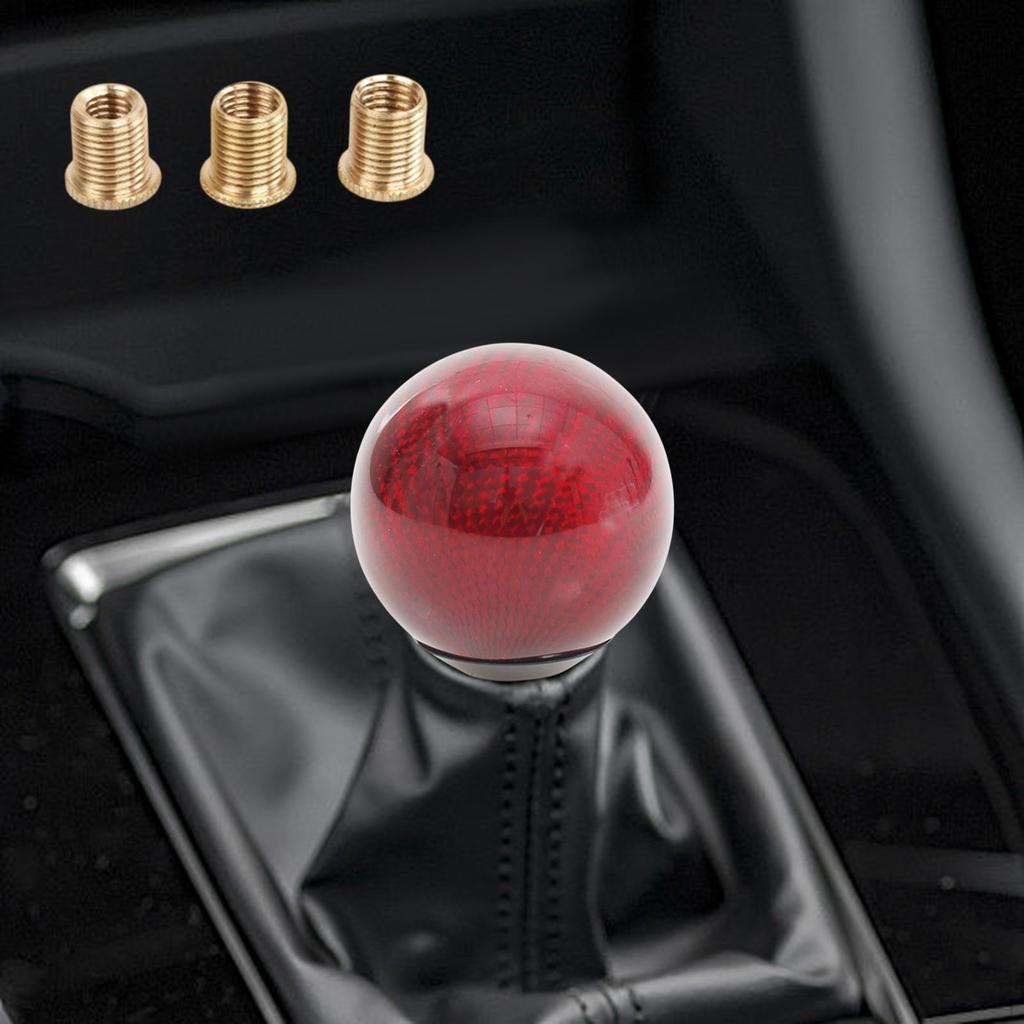 Auto Gear Shifter Knob Modified Round Ball Shifting Handle Easily Install for Automotive