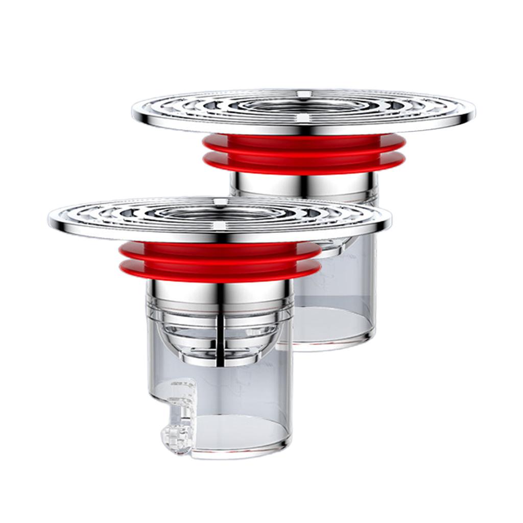 Universal Bathroom Drain Odor Blocker Anti-Odor Floor Drain Trap Plastic Drain Odor Stopper Effective for Bathrooms