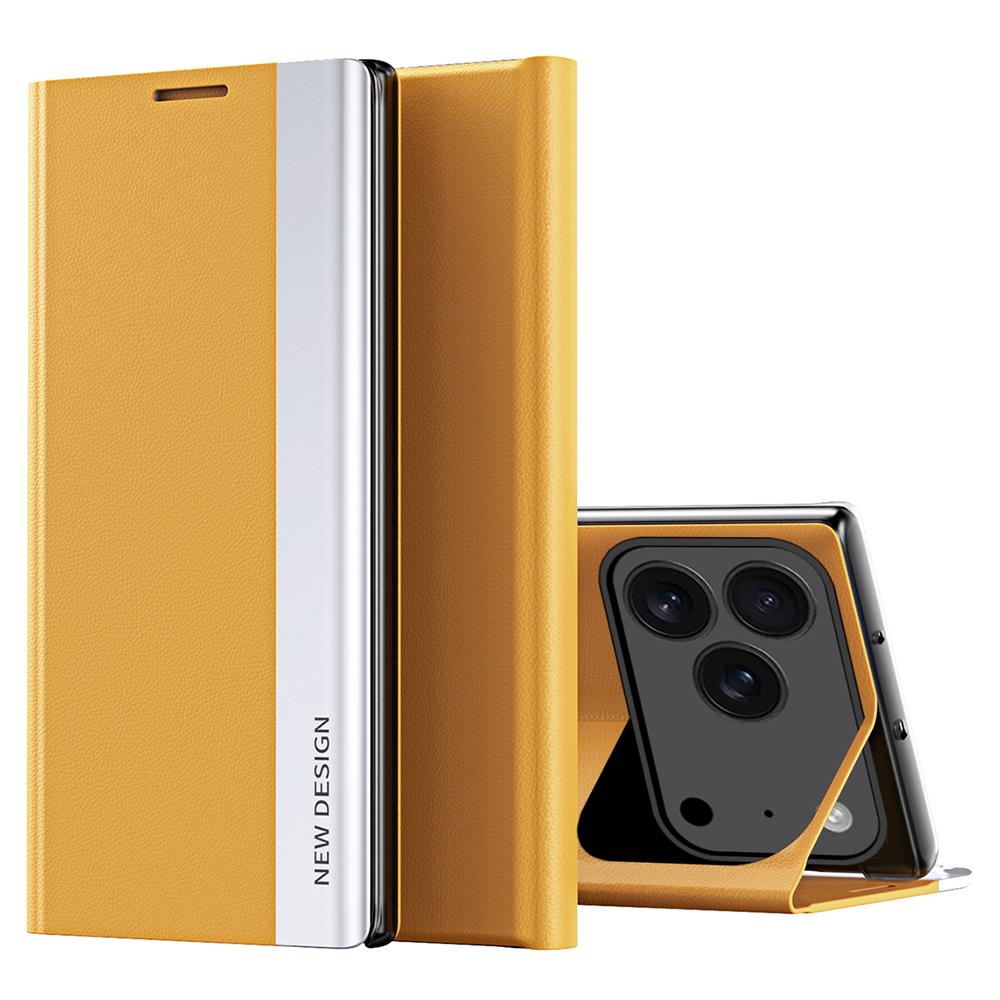 For iPhone 17 Pro Max Case Anti-Drop Leather Phone Cover with Stand