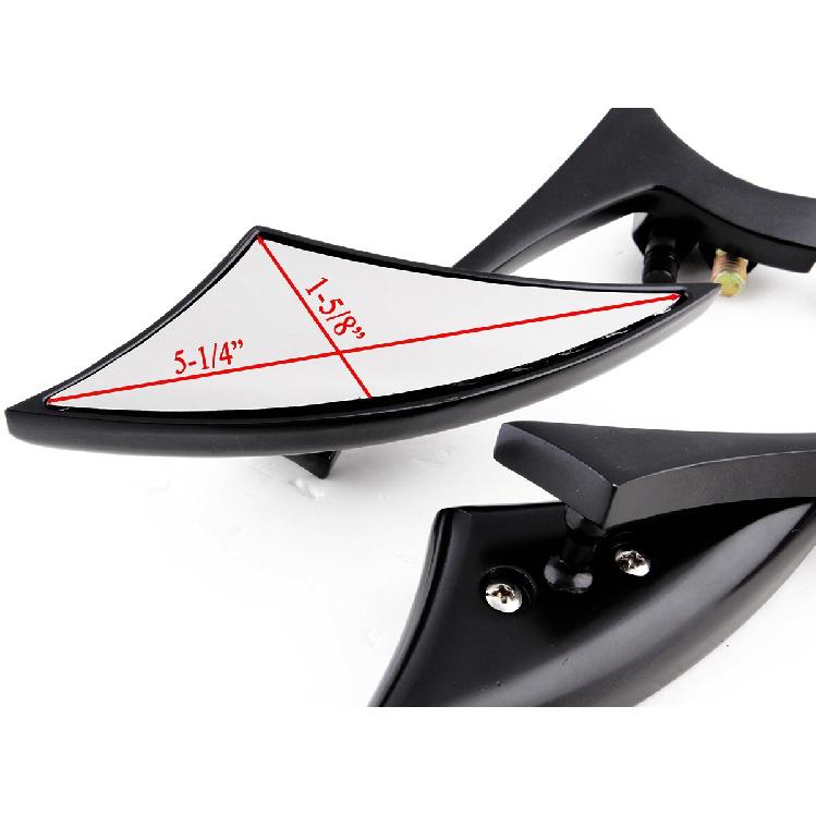 M8 M10 Motocyklová zpětná zrcátka pro Harley Dyna Electra Glide Road Glide Sportster 883 1200 Softail Pohled zezadu