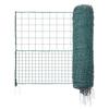 Temporärer Zaun mit Pfosten, 1,05 x 50m Kunststoff-Gitterzaun, Gartensicherheitszäune Netz mit Doppelspitz-Erdspießen & Spannseilen, Temporärer Zaun für