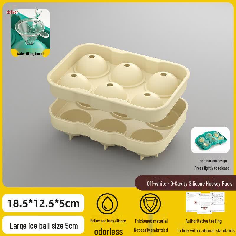 Food-Grade Silicone Large Spherical Ice Mold