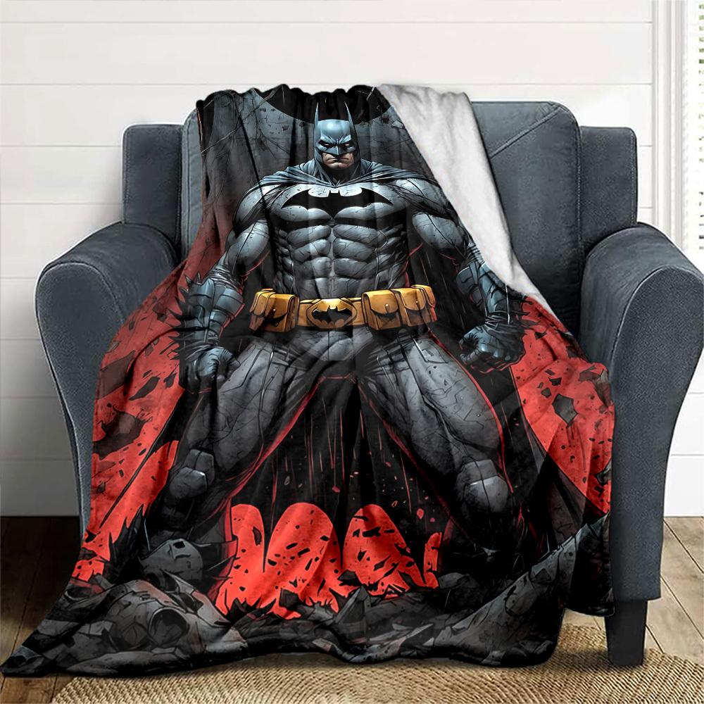 1pc Batman, Gotham Flannel Blanket - Soft Warm Throw for Home, Office, TravelL1319