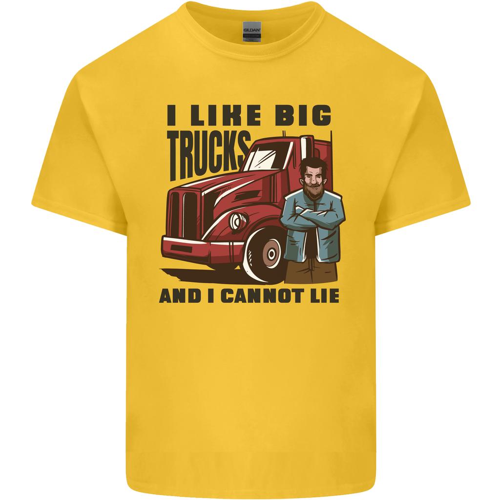 Lorry Driver I Like Big Trucks I Cannot Lie Trucker Unisexs Light Cotton Tshirt