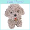 Plush Bichon Frise Dog Toy With Pp Cotton Filling For Kids And Collectors
