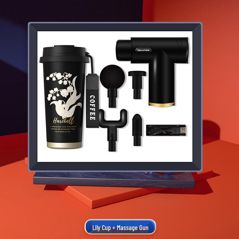 High-End Souvenir Gift Set: Custom Logo Coffee Mug & Power Bank