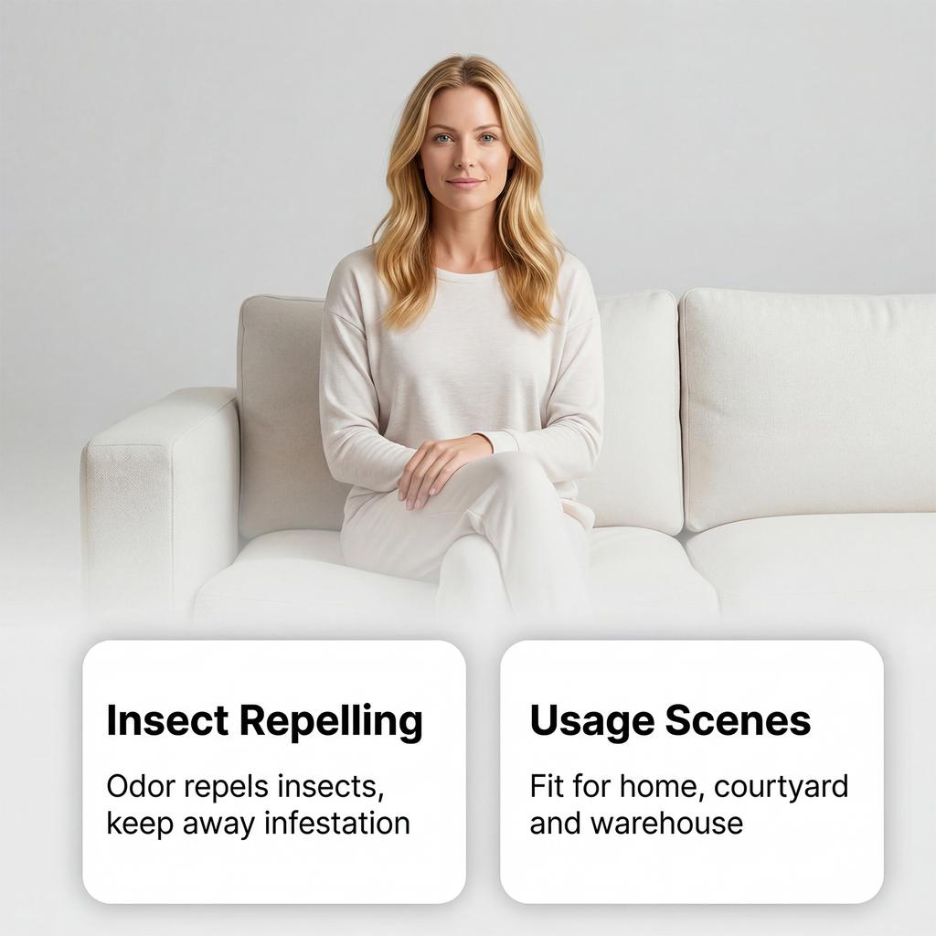 Polvo Suave Para Uso Doméstico. Adecuado para usar en jardines, patios y áreas de almacenamiento para prevenir .