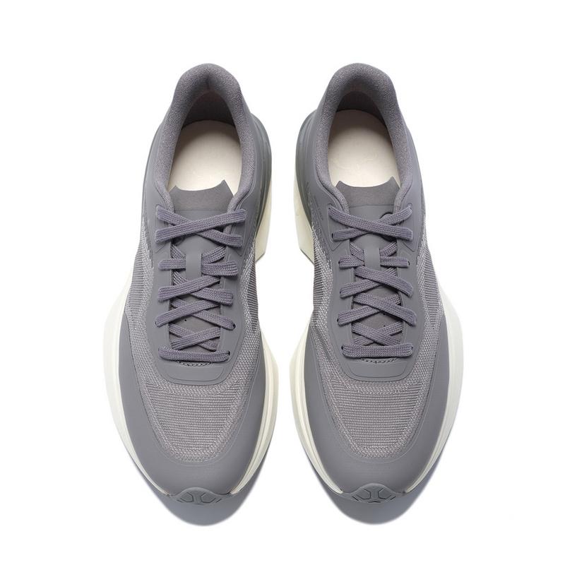 Li-Ning 1990 Classic Series Xuanji Sports Comfortable Low-Top Lifestyle Shoes Men Sneaker Asphalt-Gray ALFU033-1