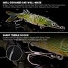 10cm/8g Bionic Bait Sharp Hook 3D Simulated Fisheye Simulation Tempting Angling ABS Submerged