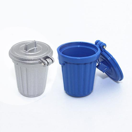 1:12 1:6 Realistic Miniature Dustbin Dollhouse Decor Kids Toy Doll Accessories