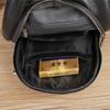 Genuine Leather Men's Chest Bag, Casual and Fashionable Crossbody Single-shoulder Bag, Durable Backpack