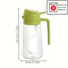 1PC Fine Mist Spray Bottle for Cooking Oil & Vinegar, Food Grade Plastic, Anti-Odor Kitchen Dispenser for Soy Sauce, Olive Oil