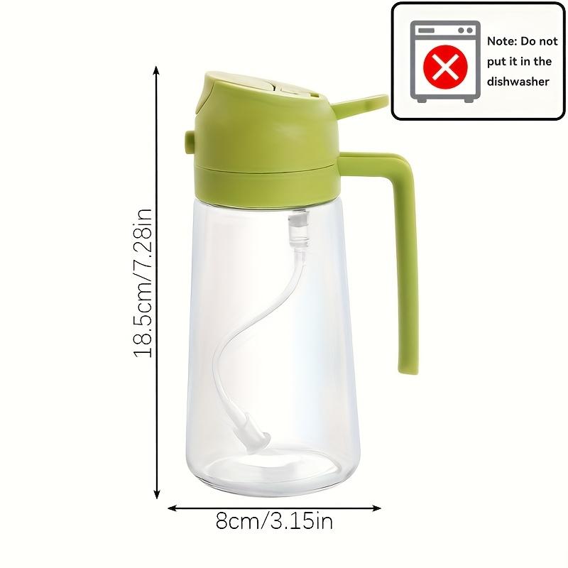 1PC Fine Mist Spray Bottle for Cooking Oil & Vinegar, Food Grade Plastic, Anti-Odor Kitchen Dispenser for Soy Sauce, Olive Oil