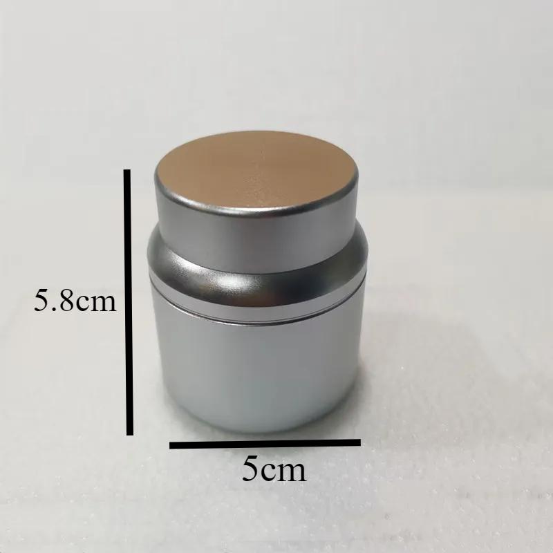 Tea Can Travel Portable Sealed Can Titanium Aluminum Alloy Small Portable Creative Tea Packaging