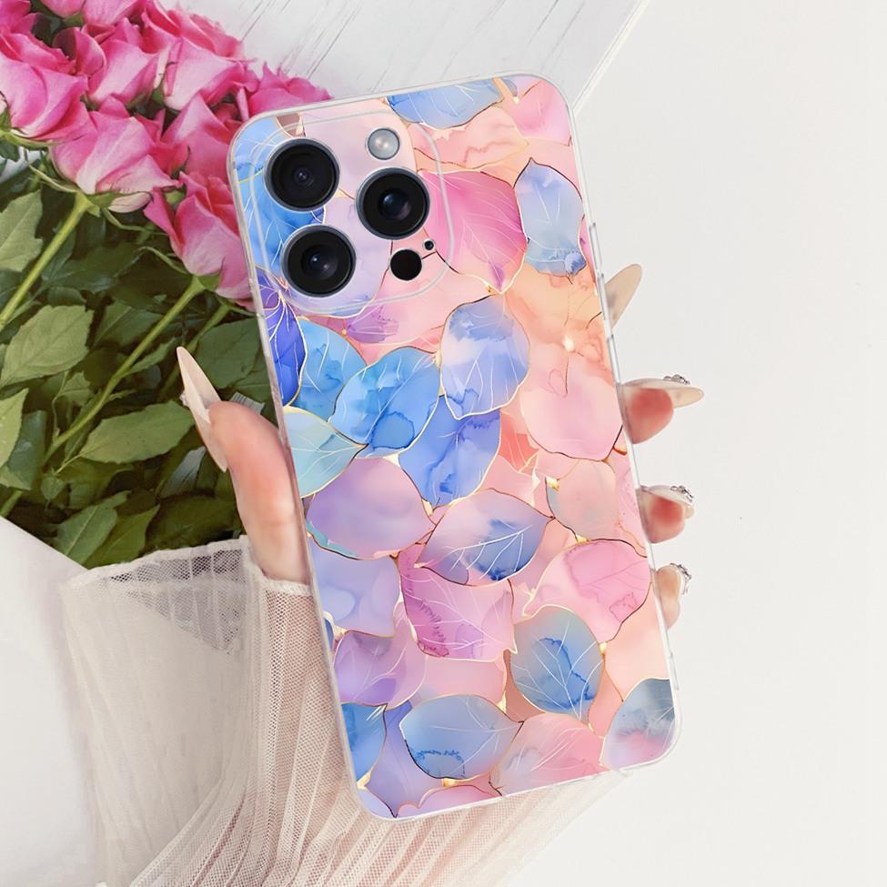 Casing For iPhone 15 Pro Max Cover Fashion Cartoon Cute Funny Painted Silicone Case A2849 A3105 A3106 A3108