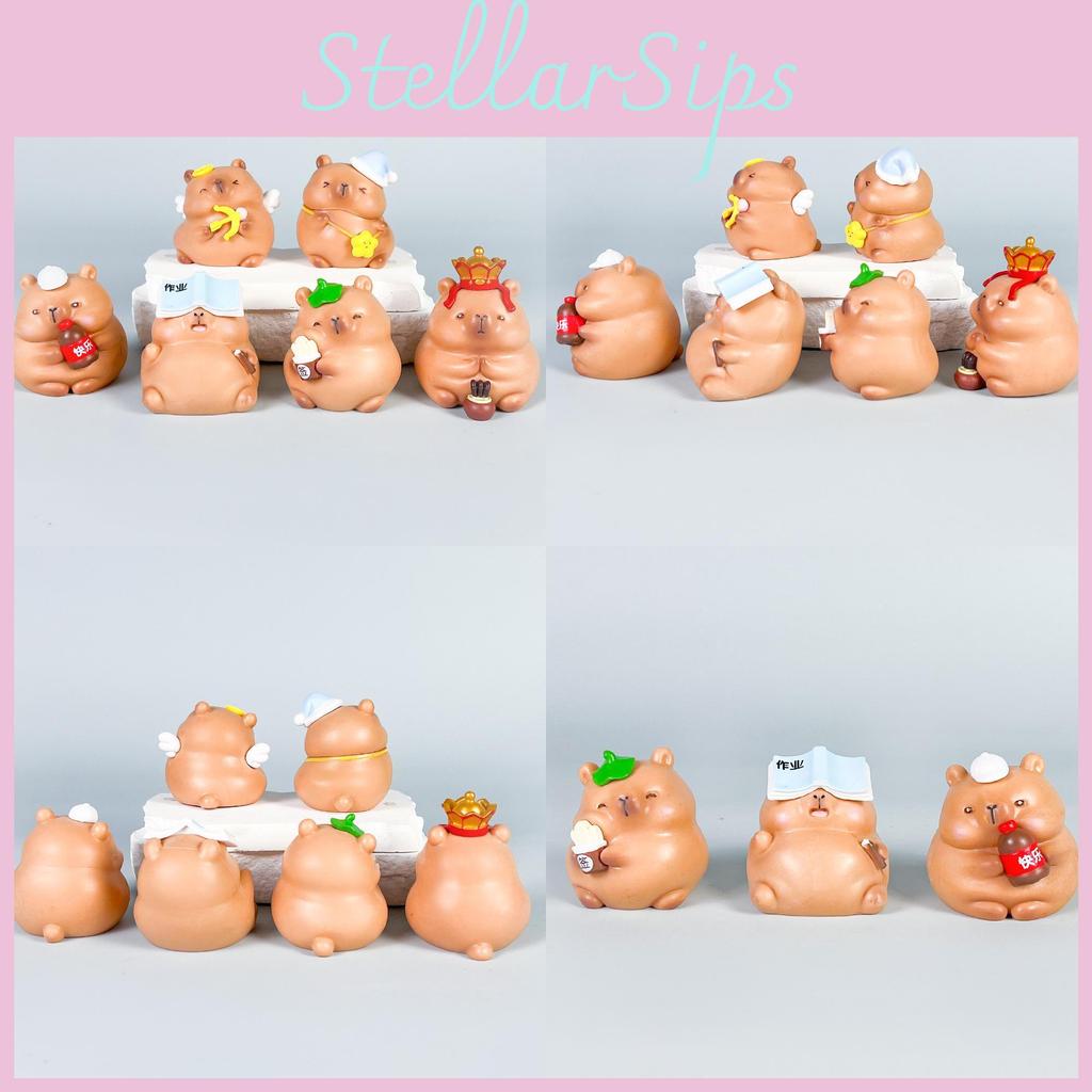 Capybara Anime Character Pvc Figurine With Cute Design For Gift Enthusiasts