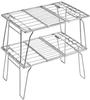 Field Stainless Rack, Extendable, Slim, Steel, 2-Piece Set, FD-22-2T-WB