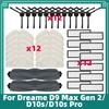 Compatible with Dreame D9 Max Gen 2/D10s/D10s Pro Replacement Parts Main Brush, Side Brush, HEPA Filter, Mop Cloth Accessories