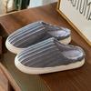 Shoes for Women Winter Home Women Slippers Furry Slippers Color Patchwork Cotton Slippers Female Indoor Non-slip Plush Slipper