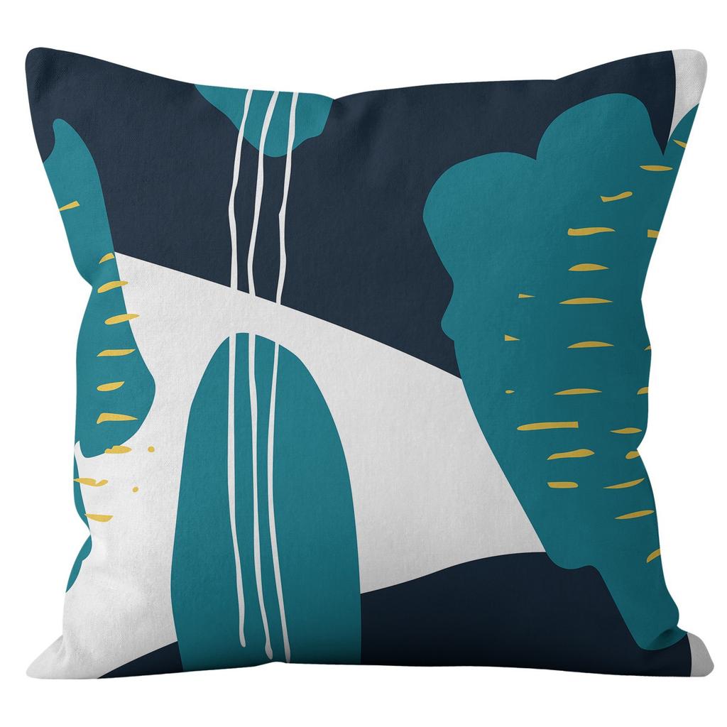 New Abstract Morandi Geometric Pillowcase Home Digital Printed Sofa Pillow Cushion Cover