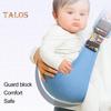 Baby Sling Carrier Great Load Bearing Adjustable Length Wide Strap Less Pressure On Shoulder Breathable Fabric Plaid Print Outdoor Walking 0-36