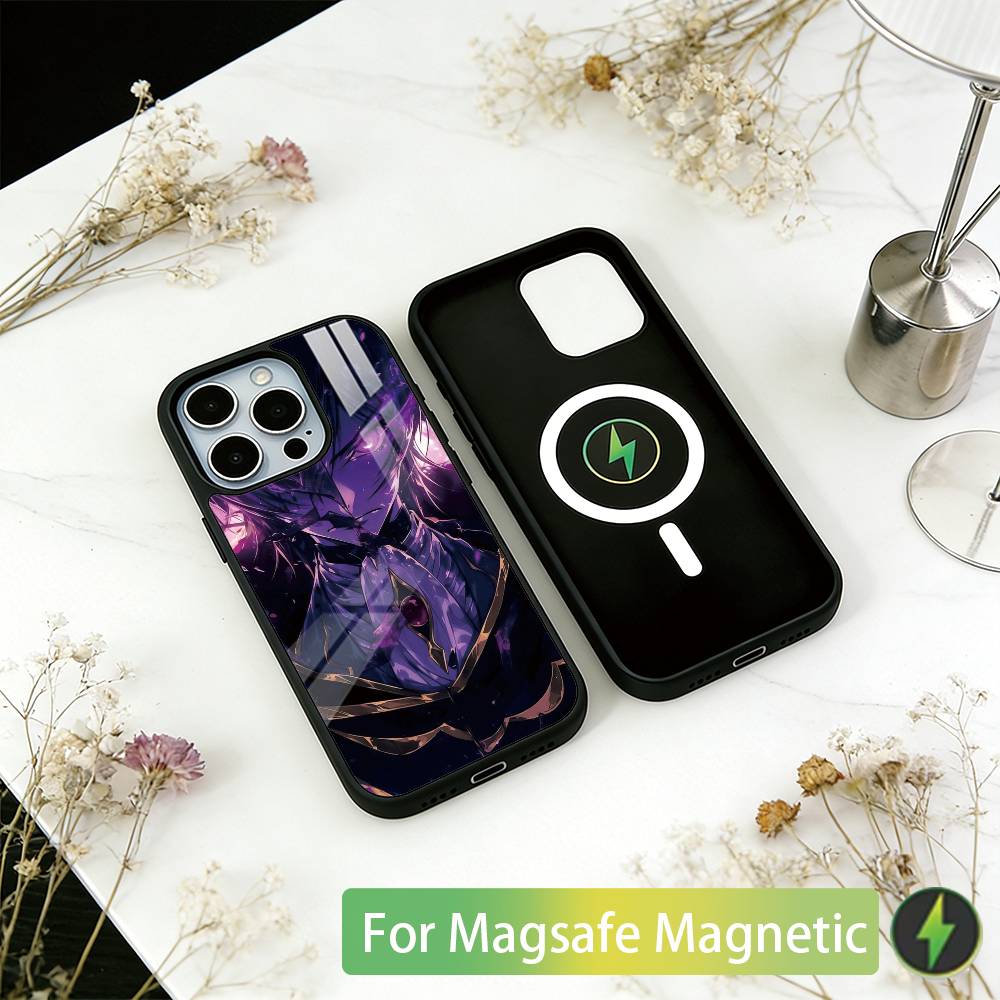 Anime CODE GEASS Lelouch Rebellion Handyhülle Für iPhone17,16,15,14,13,12,11 Plus,Pro Magnetisch Für Magsafe Kabelloses Laden