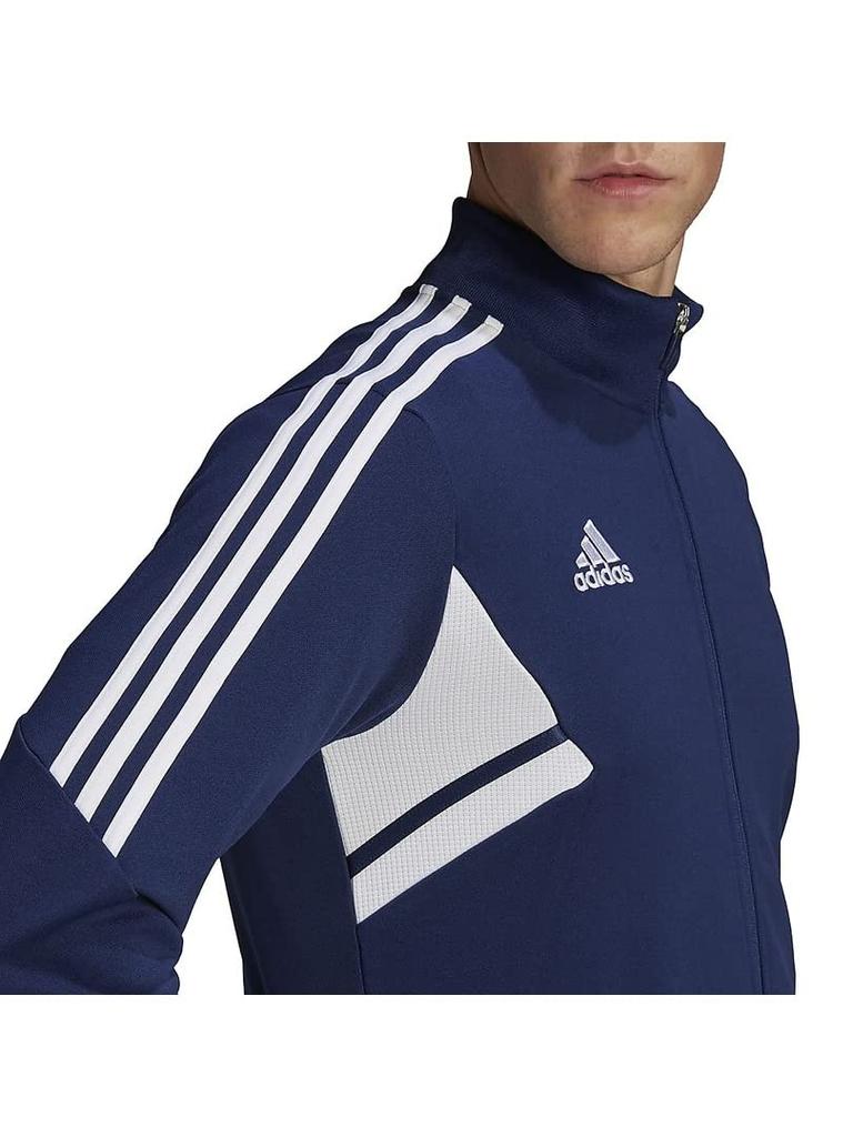 Adidas Condivo 22 Track Team Navy Soccer Jersey J2XO Men's Jacket, Blue/White (HA6249), Top, IS498,
