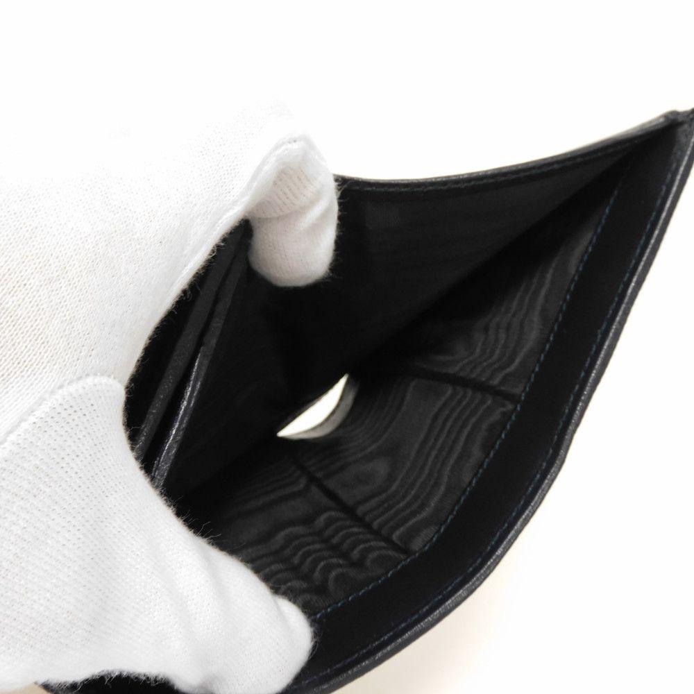 Used 9539 Horsebit 1955 Small Wallet 621891 H58AG 2599 7941 Navy Excellent Condition Japan Limited Canvas Beige Unisex