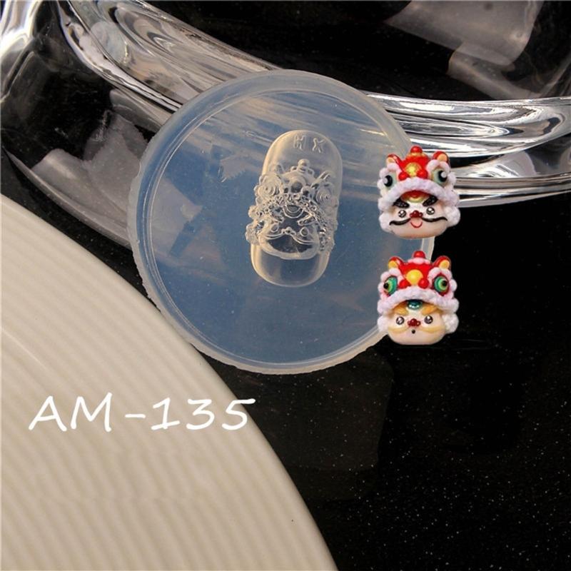 Ballet Style Nail Art Silicone Mold 3D Dragon Bowknot Resin Casting Molds DIY Nail Art Making Tool Template Epoxy Resin