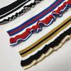 Striped Rib Cuffs Fabric Hoodie Garment Collar Bottom Hem Decor Knit Fungus Webbing Cuffs Clothing Sewing Accessories 40x6cm/pc