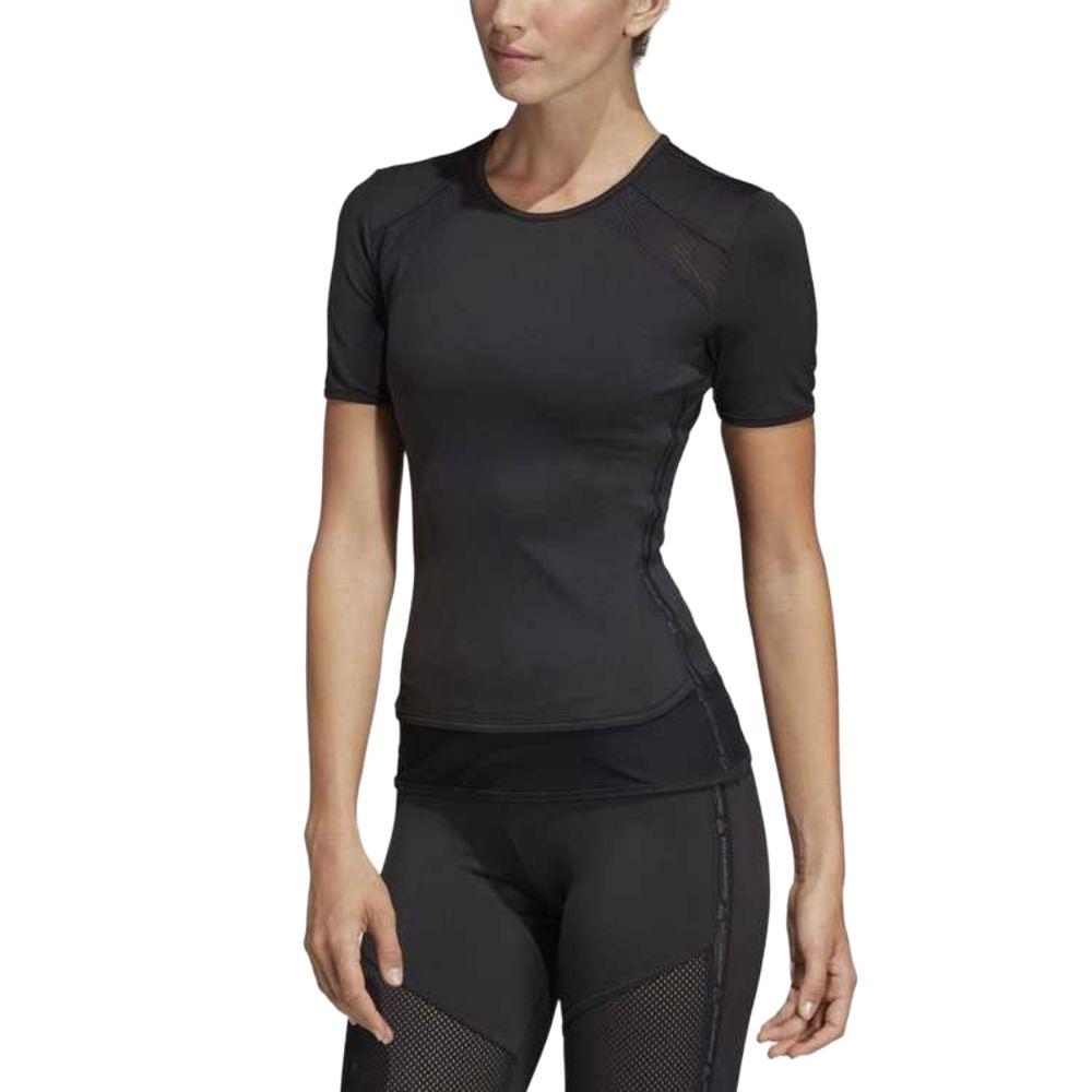 

Adidas Спортивная серия Lifestyle, удобная мягкая дышащая футболка с коротким рукавом, женские футболки, черный цвет CF4158 XS