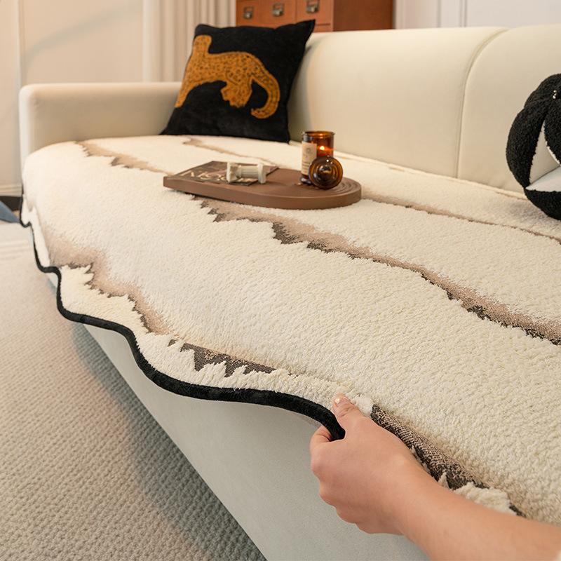 New Sofa Cushion Chenier Four-Season Universal Non-Slip Seat Cushion, High-End All-Inclusive Sofa Cover Cover Cloth