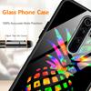 For Xiaomi Redmi Note 8 Pro Case Tempered Glass Pattern Silicone Cover Phone Cases For Redmi Note 8 Note8 Note 8T 8 t Fundas