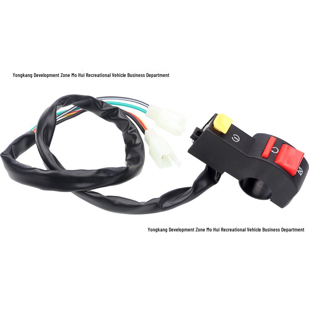 

Off-Road Vehicle Ignition Start/Stop Switch for ATV, Dune Buggy, Karting; Modifiable for Headlight and Horn. ATV