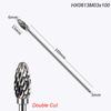 Extra Long 100mm Rotary Rasp File Carving Grinder Abrasive Tools Carbide Burr Alloy Bits Milling Cutter Drill For Metal Wook