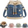 Bolsa Transversal Jeans Boêmia Feminina