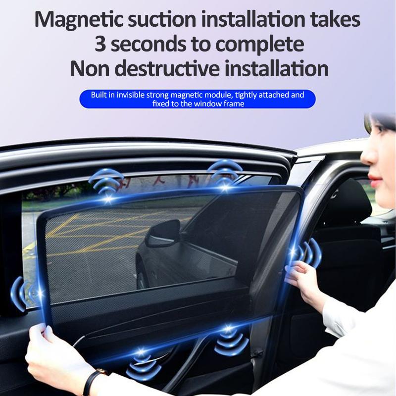 Car Mesh Sun Shades For Mazda CX-5 CX5 CX 5 KF 2017~2024 2025 Magnetic Sunshades Windshield Side Window Visor Tools Accessories