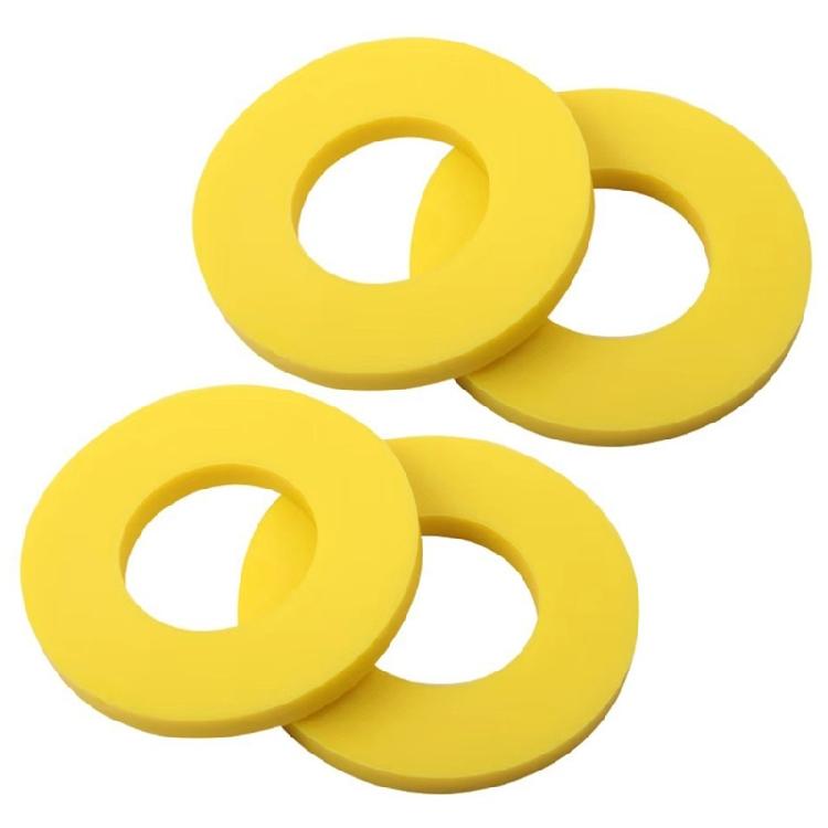 2pcs/4pcs Shock Absorbing Bearing Washer Over Bump Auto Accessories Pad  Rubber Bushing Dampers Pad