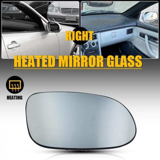 

Mirror Glass w/ Backing Heated Passenger Side for CLK55 Mercedes-Benz SLK320