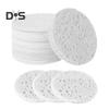 10/20Pcs Foam Texture Paper Round Square White Cellulose Cards Puffy Texture Acrylics Painting Paper 3D Canvas Sponge Kids DIY Art Craft Supplies