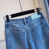 Women's High-Waisted Stylish Wide-Leg Harem Jeans - Slimming Autumn-Ready Curved Scimitar Pants