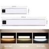 LED Makeup Mirror Light Smart Hand Wave Sensor Lamp USB Rechargeable Wall Lamps Bar Vanity Lights Indoor Lighting Table Lamp