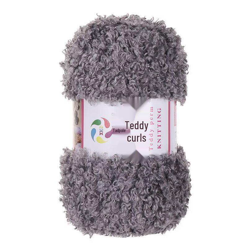 Włóczka Teddy Wool Pętelkowa: Ręcznie robiona włóczka DIY do szydełkowania i robienia na drutach na szaliki i lalki
