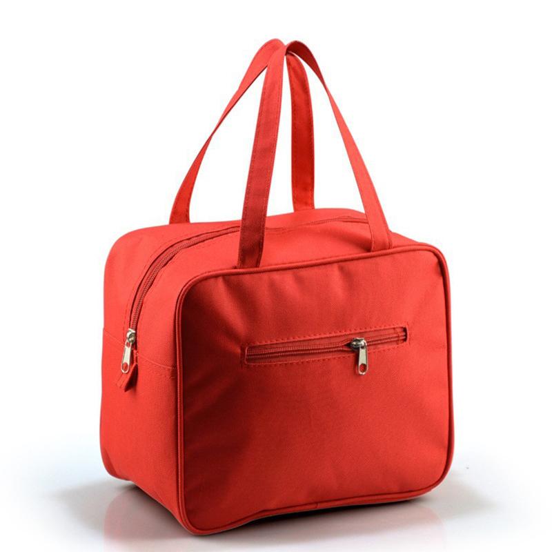 Kawaii Hello Kitty Bolsa de Almuerzo Lindo Dibujo Animado Impermeable Bolsa Bento Bolso Tote Portátil Bolso de Mano Bolsa de Cosméticos Bolsa de Almacenamiento Para Niñas