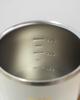Sabu Nyao Edelstahl-Thermosbecher mit Skala 424205, Weiß, Fassungsvermögen 430ml,