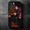 The Godfather TV Soft Phone Case for iPhone 16 16E 17 Air 15 Pro Max 14 Plus 13 Mini 11 12 7 Black Cover Back Shell