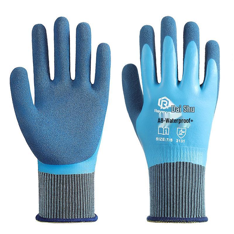 Tide-Chasing Gloves: Waterproof, Puncture-Proof, Non-Slip Gloves for Fishing, Crabbing, and Seafood Handling for Kids and Adults.