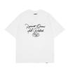 Pure Cotton Letter T-shirt Street  Men And Women  Pattern Printed Casual Tees Y2K Harajuku Gothic Loose Top