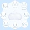 2 Pack Bra Laundry Bags for Washing Machine Lingerie Wash Dryer Bag Non-Deform 3D Protective Bracket Case with Handle and Zipper for Women Laundry